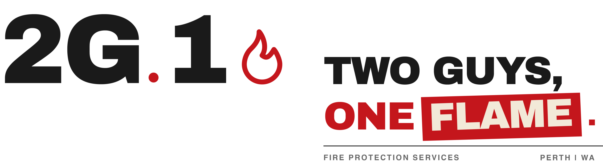 Two Guys, One Flame